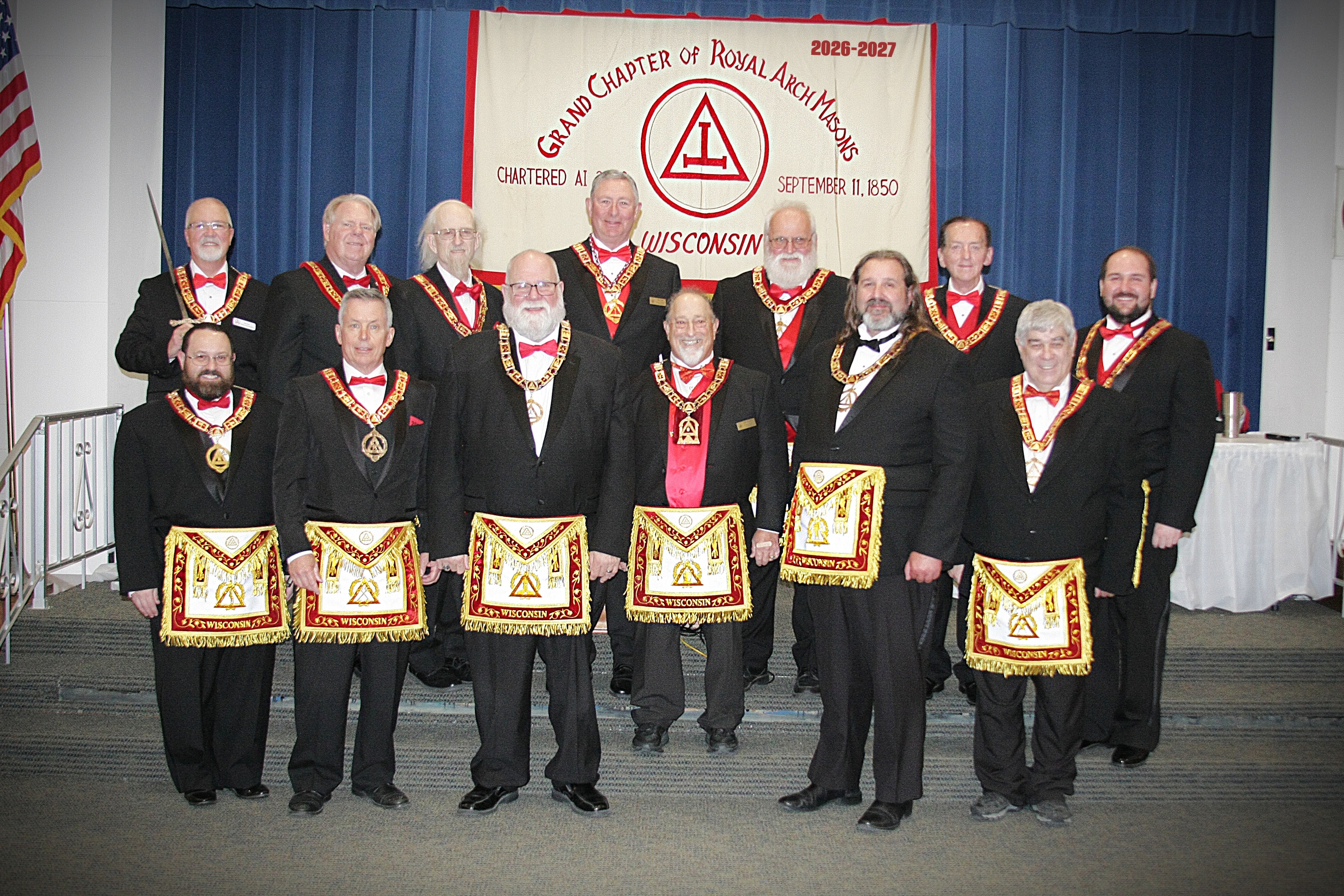 Officers of the Grand Chapter of Royal Arch Masons of Wisconsin 2019-2020